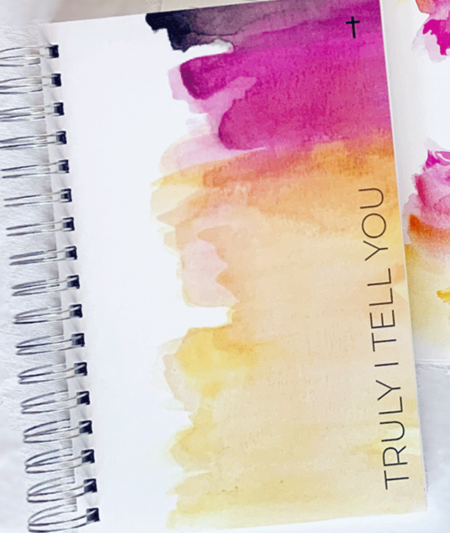 Truly I Tell You Prayer Journal - a unique product to help capture those quiet whispers and keep prayer a priority. 